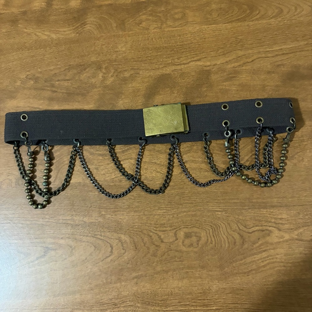 Chain & canvas belt 7/8